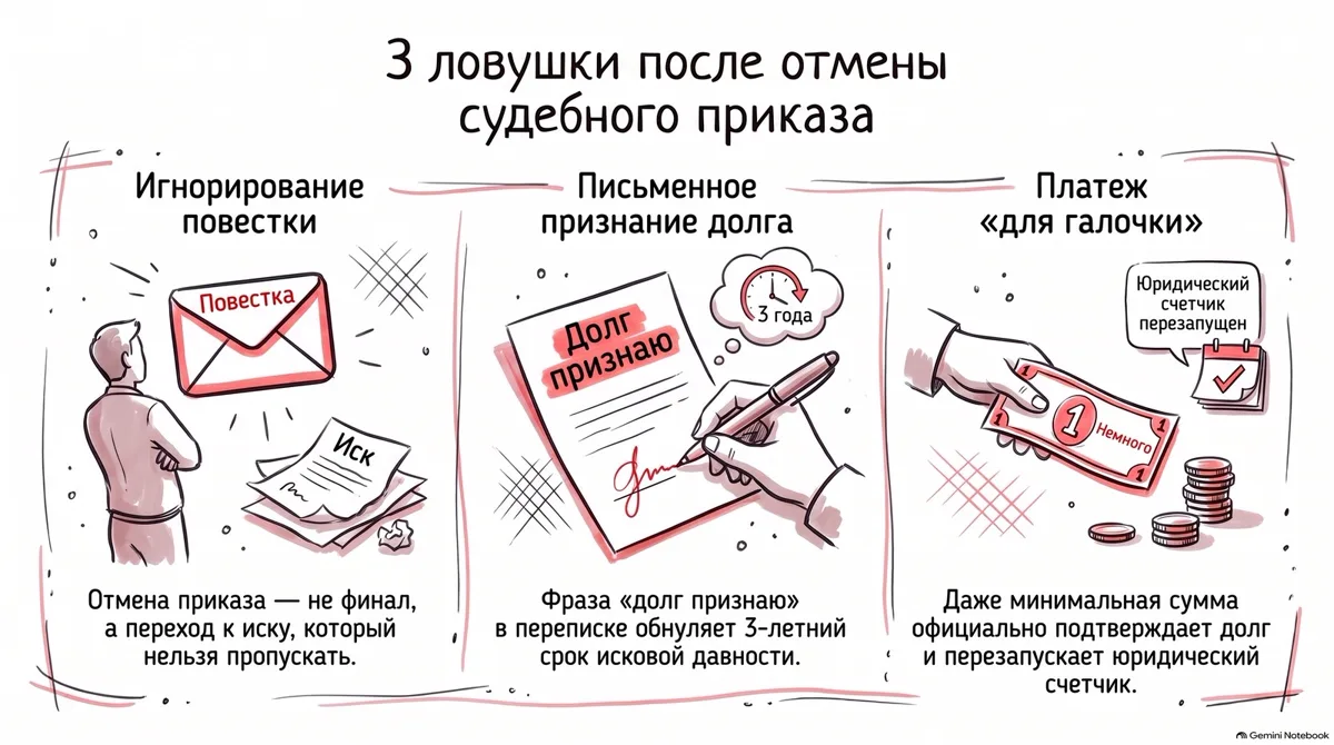 Три ловушки после отмены приказа: проигнорировать, признать долг, заплатить немного