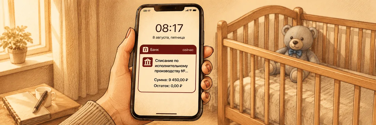 Приставы списали детское пособие: как вернуть деньги